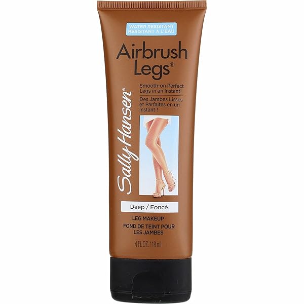 SALLY HANSEN AIRBRUSH LEGS DEEP 4 OUNCE TUBE (118ML) (2 PACK)