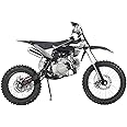 X-PRO X9 125cc Dirt Bike Adults Pit Bike 125 Pitbike,Big 17"/14" Tires! (Black)