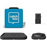 Catchbox Plus Pro Throwable Microphone System with 1 Blue Cube, 1 Black Clip, 1 Wireless Charger, and 1 Dock