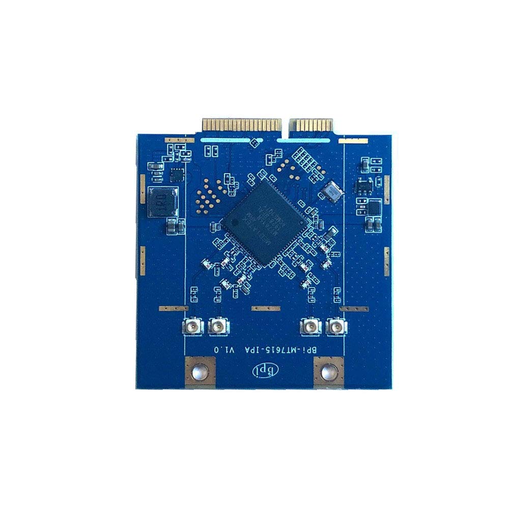 SmartFly info BPI-MT7615 802.11 Ac Wifi 4x4 Dual-band Module Based on MTK MT7615 Chip design, Support Banana Pi R2 and R64 Router