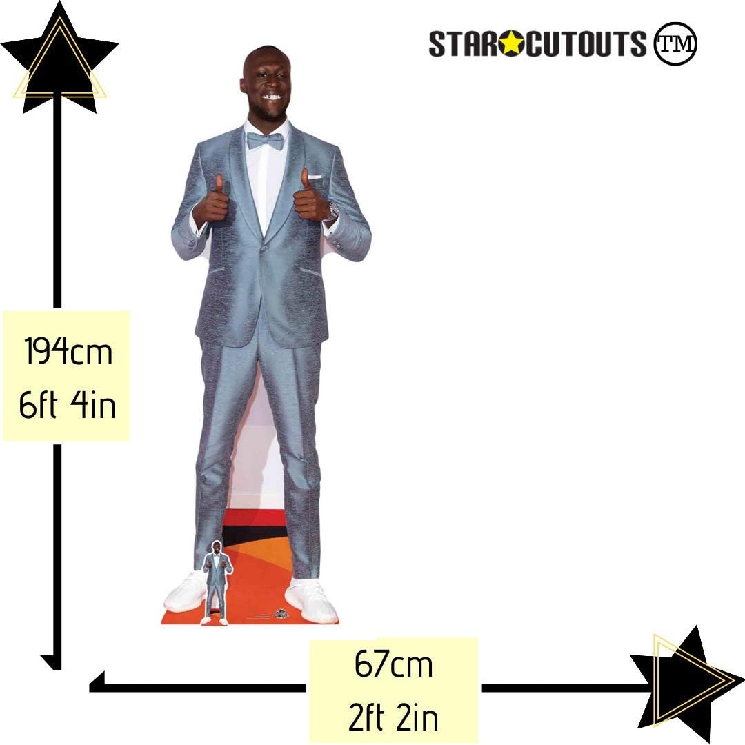 Star Cutouts Ltd Star CS810 Stormzy Lifesize Cardboard Cutout/Standee/Standup Perfect for Fans Displays and Collectors Height 194cm Width 67cm - Image 3