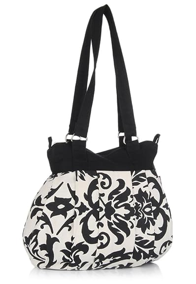 Home Heart Womens Tote Bag (Black & white) (HOMH3301)
