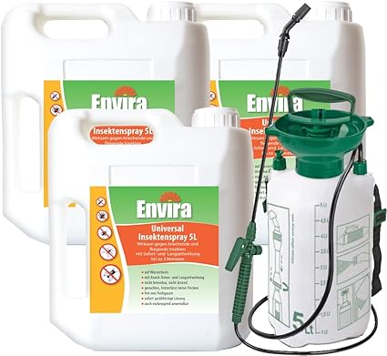 ENVIRA Gift gegen Insekten 3x5Ltr + 5Ltr Sprüher