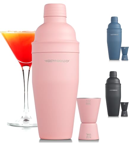 NewGF Cocktail Shaker With Built-in Strainer – Stainless Steel Drink Mixer, Beginner Friendly Bar Tool - View #6