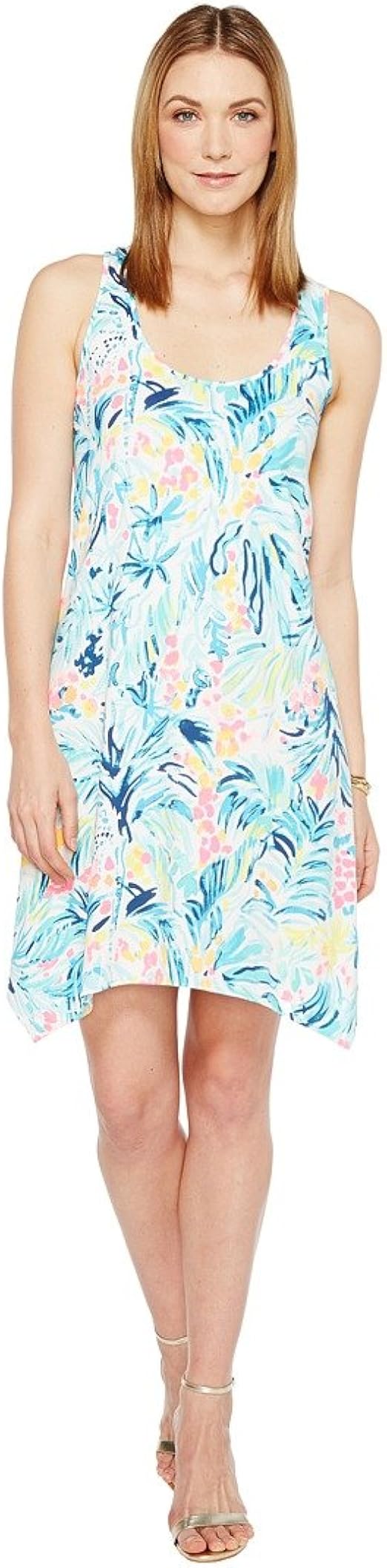 Lilly Pulitzer Womens Melle Dress Tippy Top Sleeveless Dress - Multi -: Amazon.co.uk: Clothing