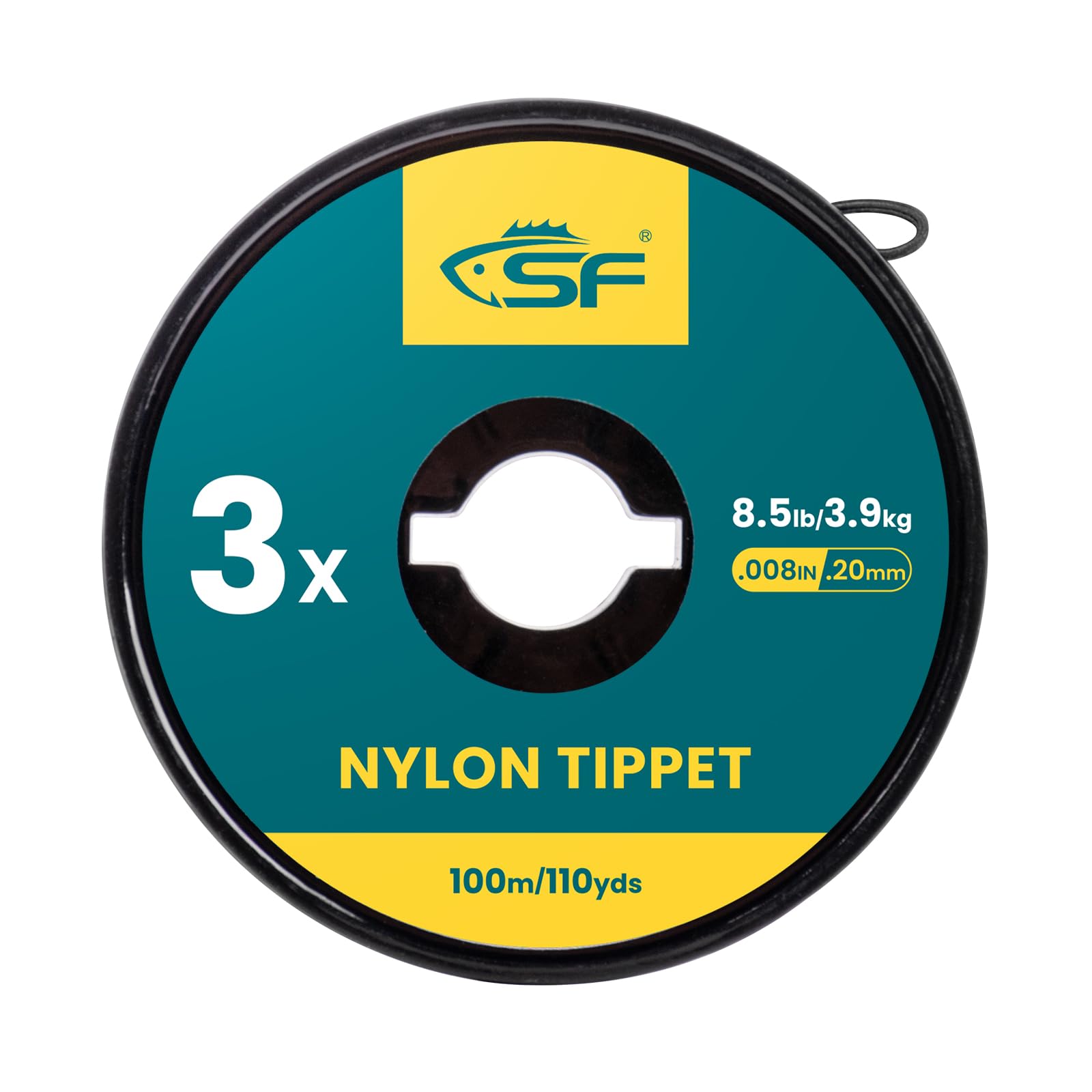 SF Clear Monofilament Nylon Tippet Line Fly Fishing Tippets Leaders Trout # 100M 3X 1 Pack
