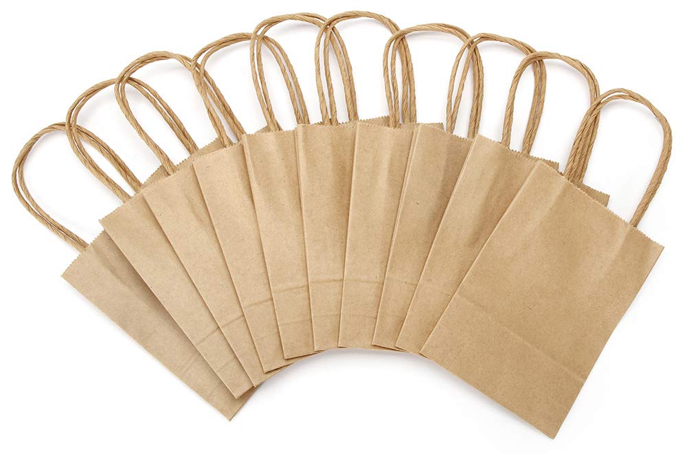 Darice Paper Bags 4.72 6.7 x 1.97-inch 10/Pkg-Kraft