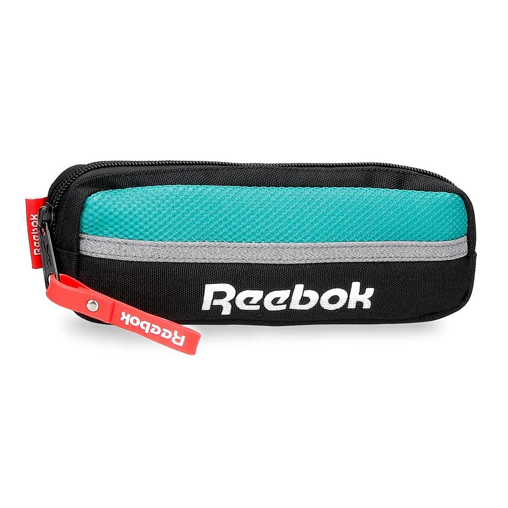 Reebok Andover Black Pencil Case, 22 x 7 x 3 cm, Polyester
