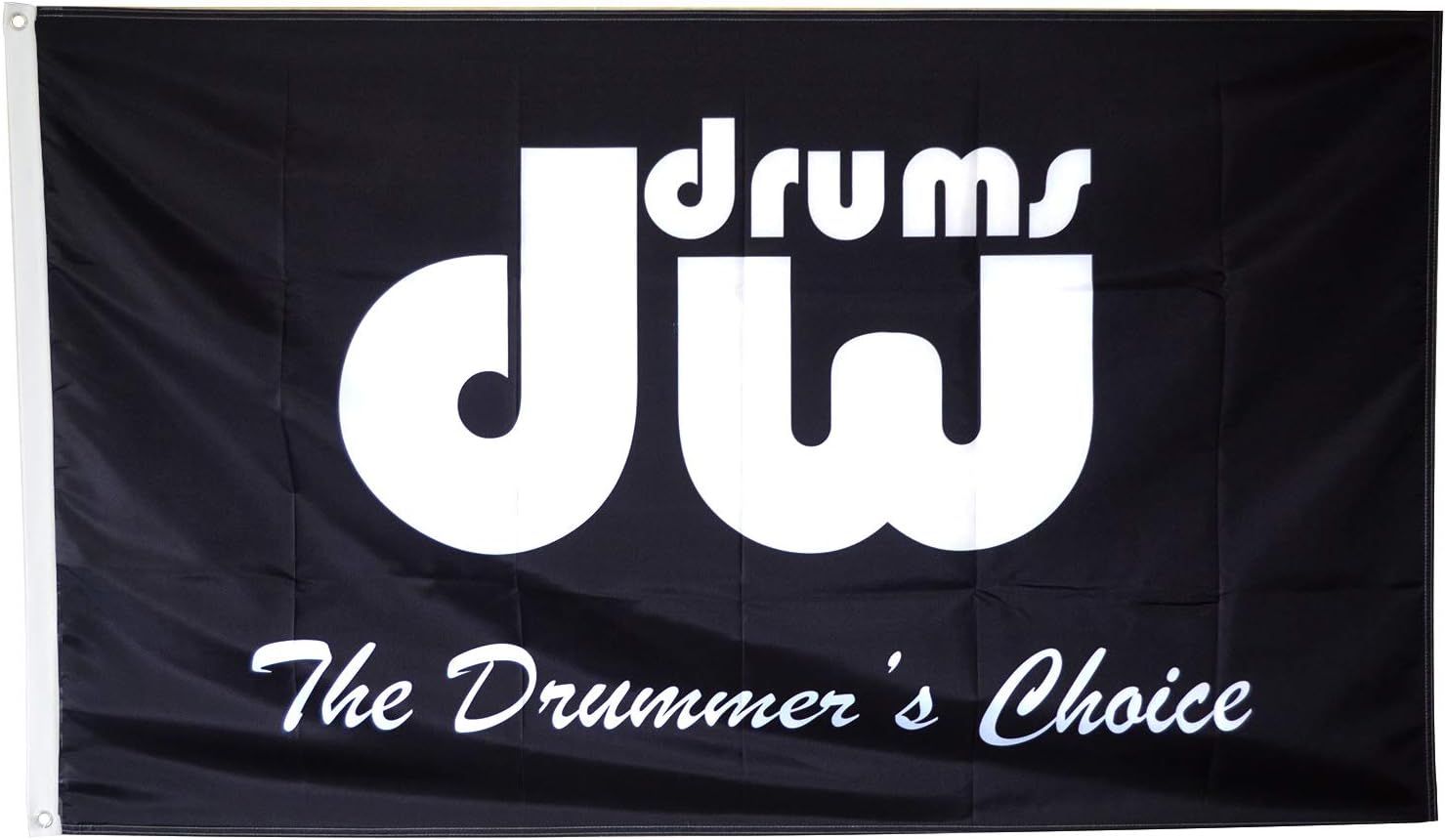 Cayyon DW Drums Flag 3x5ft Black Banner