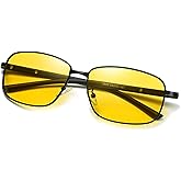 Melrose Full lens polarization Night Vision Reader Men Anti-Glare Magnification Night Driving reading Glasses for Women Men