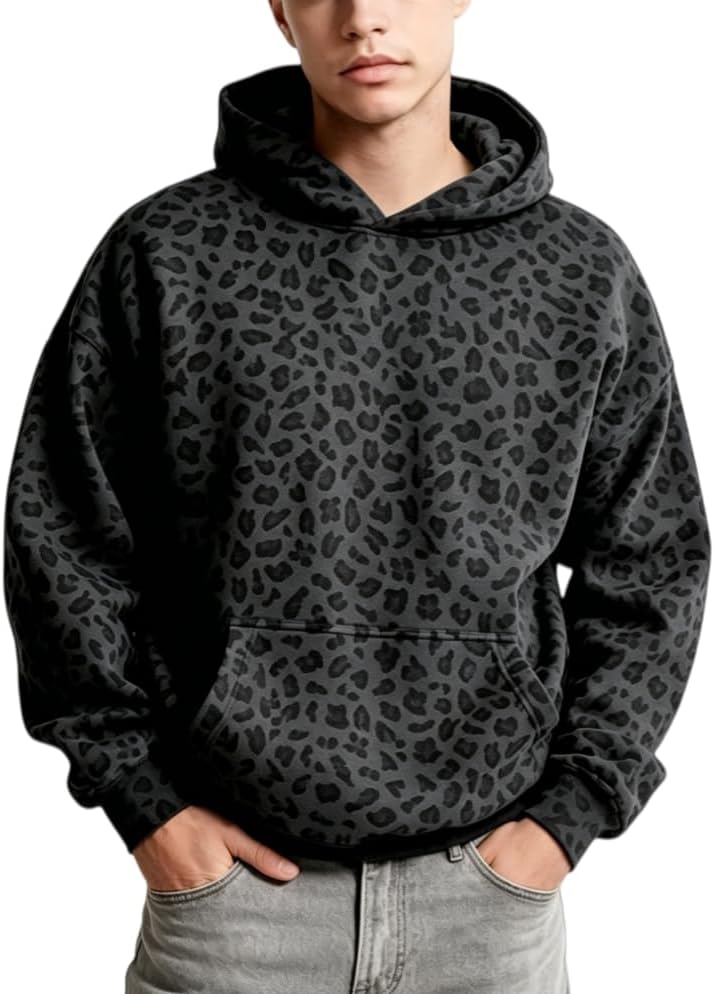 Amazon.com: Ckuea Y2k Cheetah Hoodie Leopard Print Hoodie