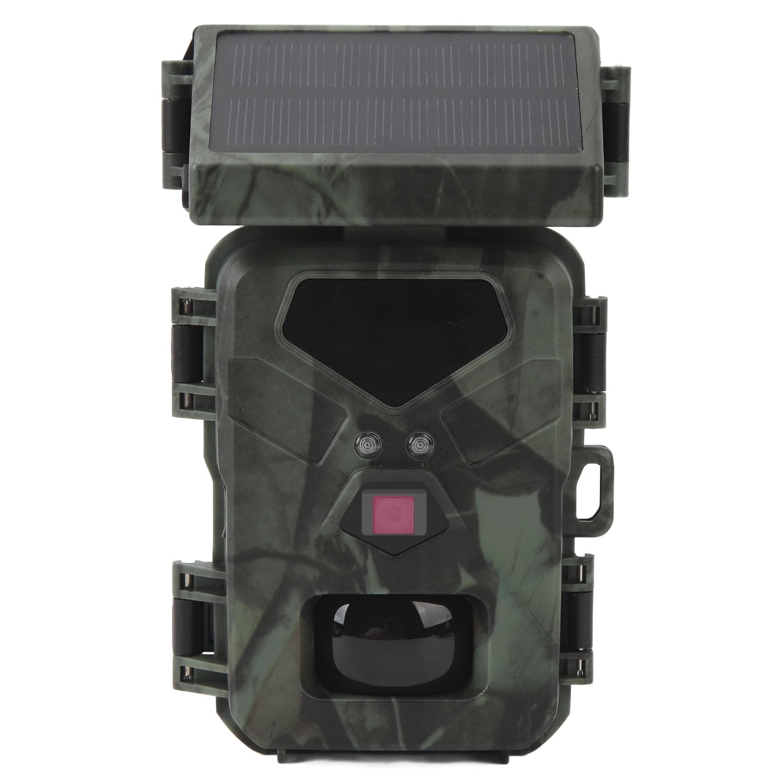 Dpofirs Trail Camera, 1080P 30fps 20MP Solar Trail Camera, Trail Cameras with Night Vision Motion Activated Waterproof, 60 Degree Detection Angle Night Vision IP65 Waterproof