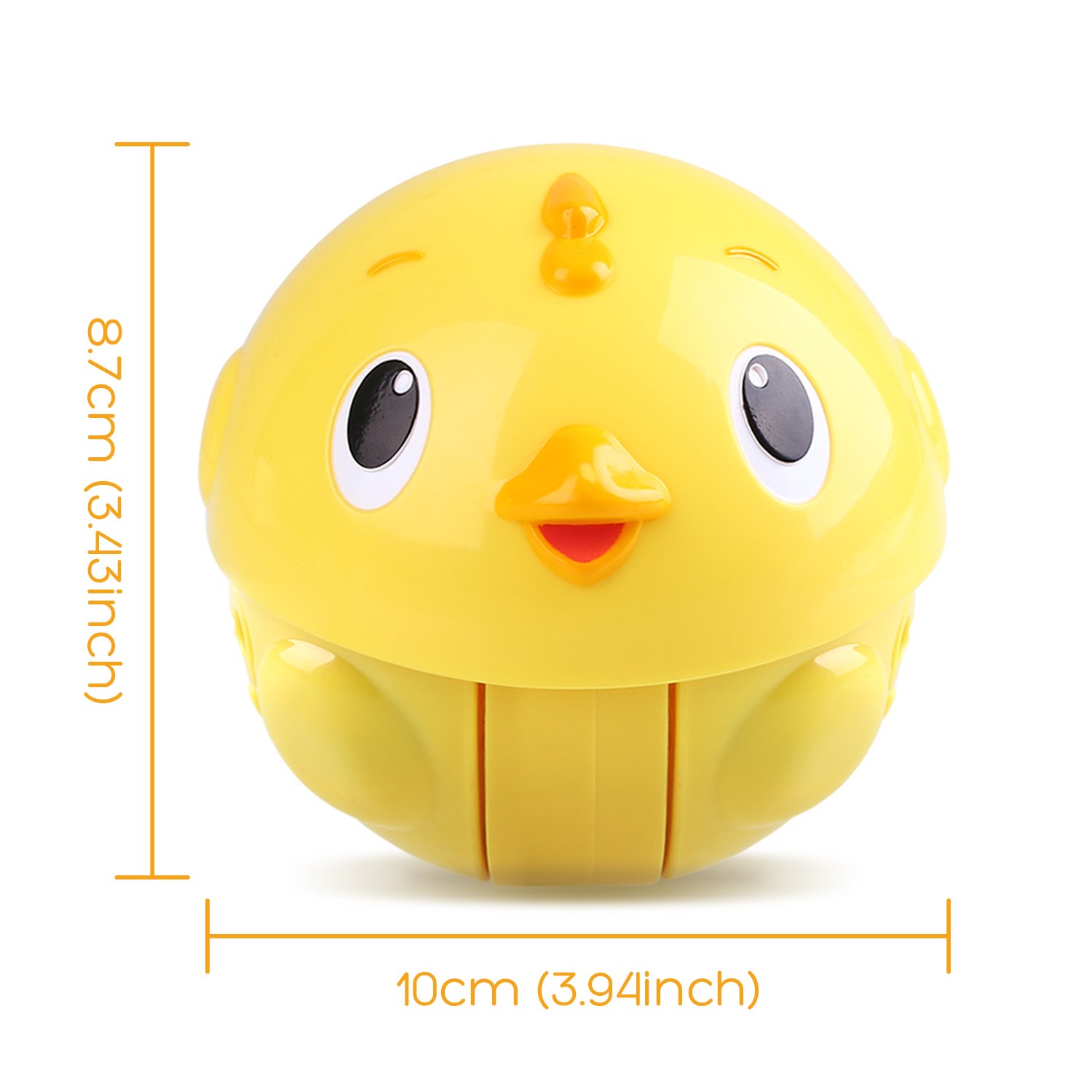 Jouets Rampants Peradix Petit Poulet Jaune Balancer à Gauche et à Droite peut Faire un Son Jouets pour Enfants Mignon