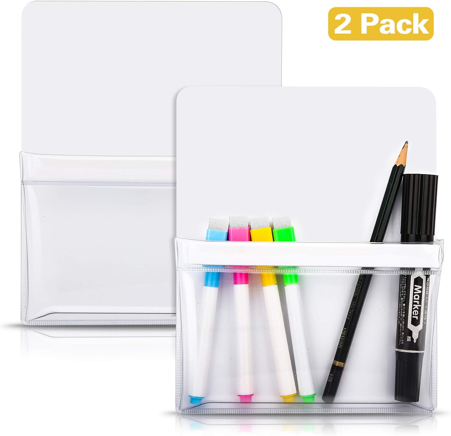 MoKo Pen Holder [2 Pack], Dry Erase Marker Holder Organizer