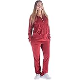 Facitisu Tracksuit for Women Set 2 Piece Joggers Velour Jogging Sweat Outfits Hoodie and Sweatpants Set