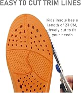 VivoFoot 2 Pairs Warm Lambwool Kids Insoles Winter Thick Fleece Backing view 5