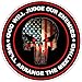 God Will Judge Our Enemies Punisher Decal 5