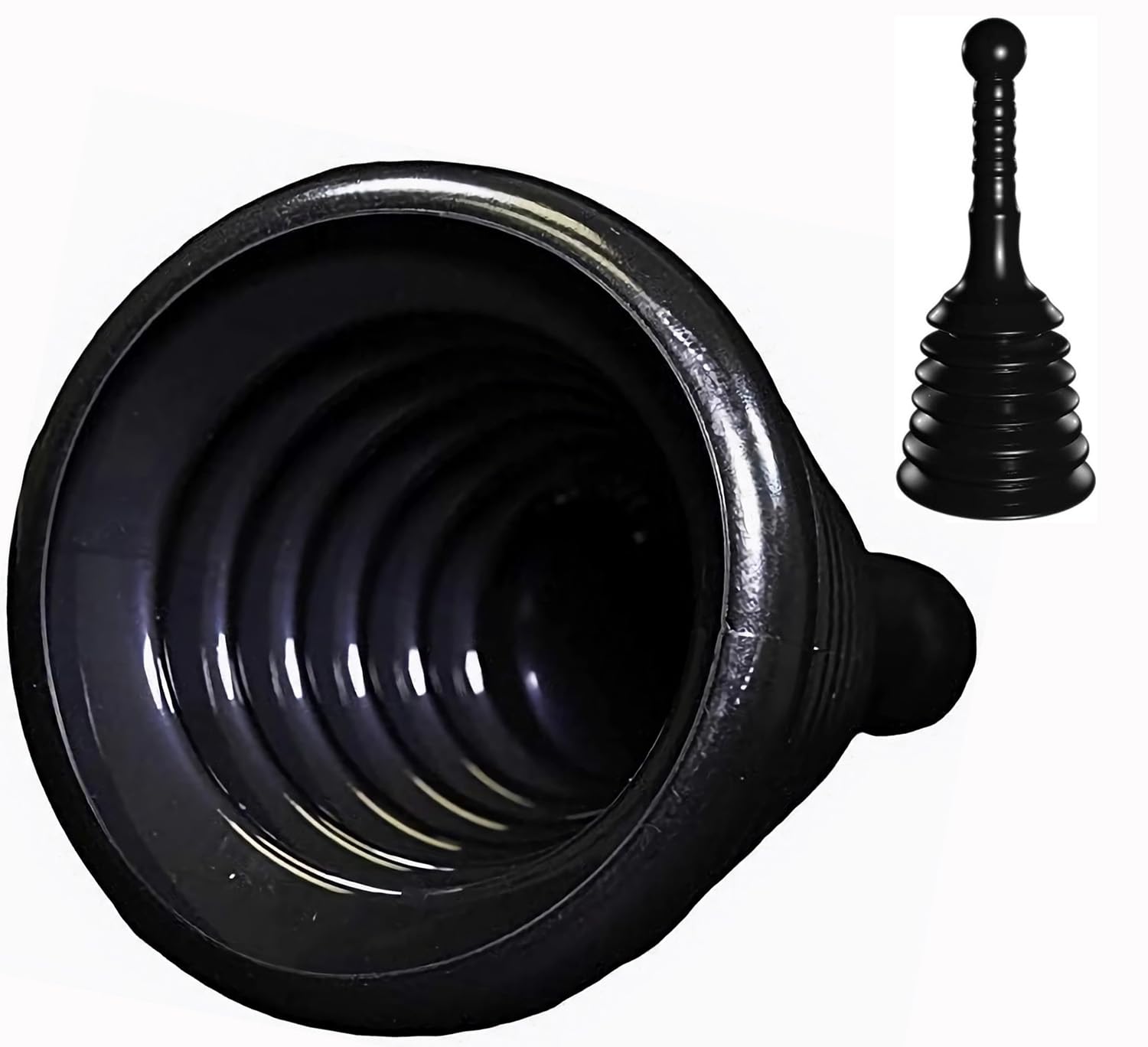 Skoye Sink Plunger,Plunger Toilet Unblocker Powerful High Pressure Suitable Sure Holder Drain Plunger for Bathroom, Toilet, Bathtubs, Showers