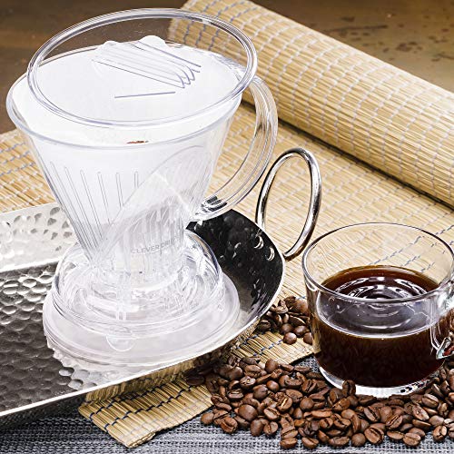 Convenience is key with the Clever Coffee Dripper. Simply place it on top of your mug, and watch as the brewed coffee is effortlessly filtered through a choice of either paper or metal mesh filters. The paper filters deliver a clean and sediment-free result, while the metal filters produce a more aromatic and full-bodied brew, brimming with oils and intense flavors.