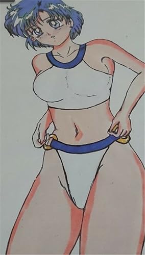 Amazon 水野亜美 セクシー水着姿 イラスト セーラーマーキュリー 美少女戦士セーラームーン アニメ 萌えグッズ 通販