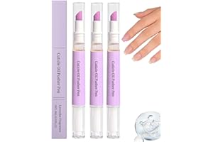 Cuticle Pusher Oil Pen, 2-in-1 Cuticle Remover Nail Oil, Gentle Exfoliation & Nail Bed Nourishment, Moisturizes Strengthens R