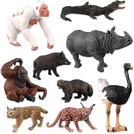 lifelike animal figurines