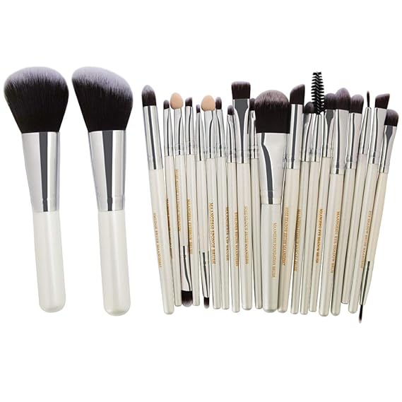 22Pcs Makeup Brush Set，Makeup Brushes Set，Powder Blush Eye