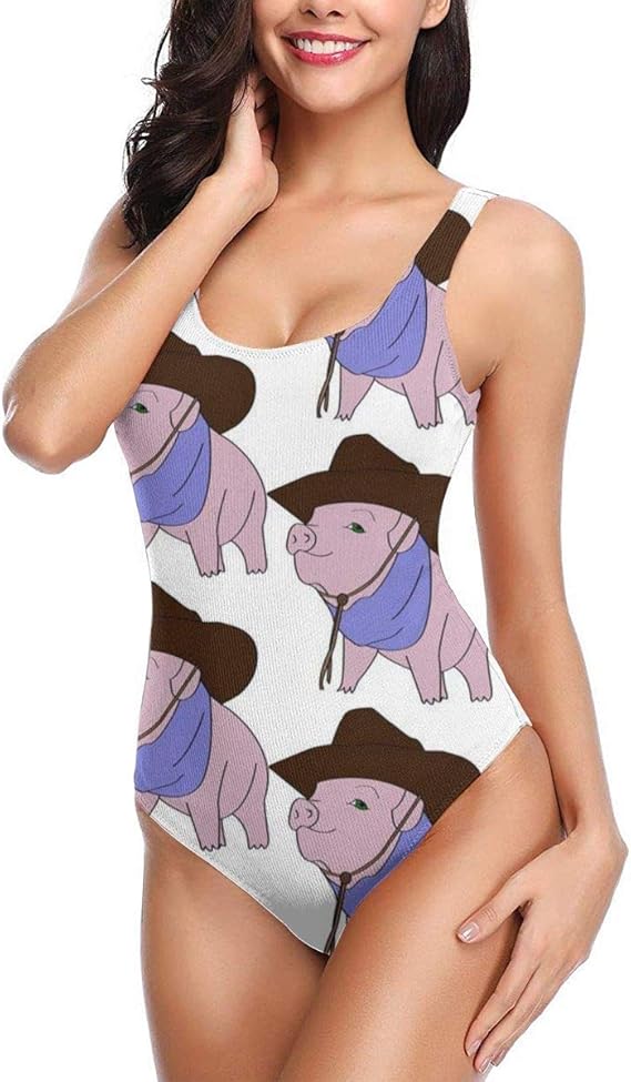 Amazon Co Jp カウボーイ豚 ワンピース 水着 レディース ビキニ おしゃれ セクシー スリムフィット 人気 競泳水着 服 ファッション小物