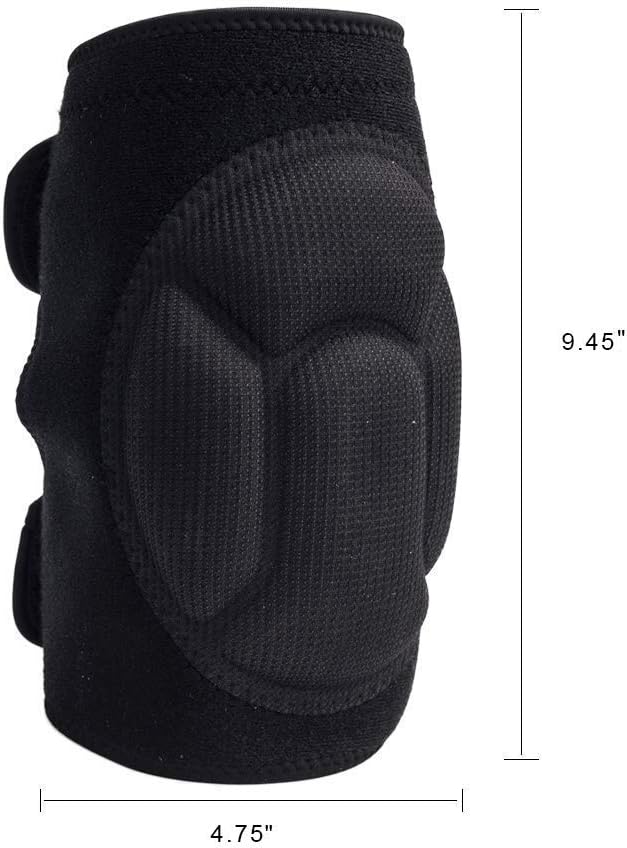 JYSW Knee Pads Comfortable Non-Slip, Thick Extra Foam Cushion for Scrubbing Floors, Gardening, Yoga & Construction, Soft Inner Liner, Strong Double Straps and Adjustable Easily: Garden & Outdoor