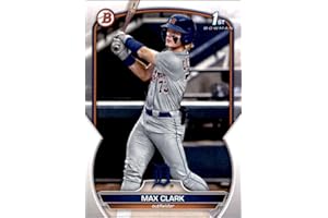 BOWMAN CHROME 2023 Bowman Draft #BD-76 Max Clark Rookie Card Detroit Tigers NM-MT