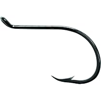 Mustad 92553 Beak/Octopus Fishing Hook – 4/0 Size, 1X Strong, Forged, Reversed Up Eye - View #6