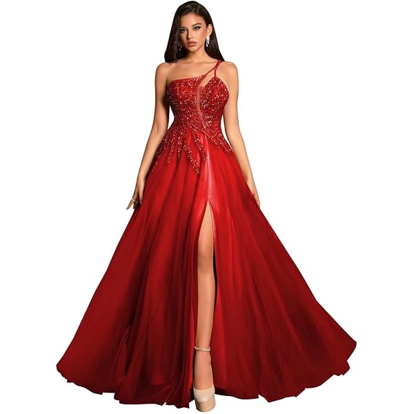 Royal Strapless Prom Dress - Tulle Princess Evening Gown With Rhinestone Beaded Belt, Size 12 - View #5