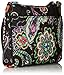 Vera Bradley Women's Cotton Little Hipster Crossbody Purse, Kiev Paisley, One Size