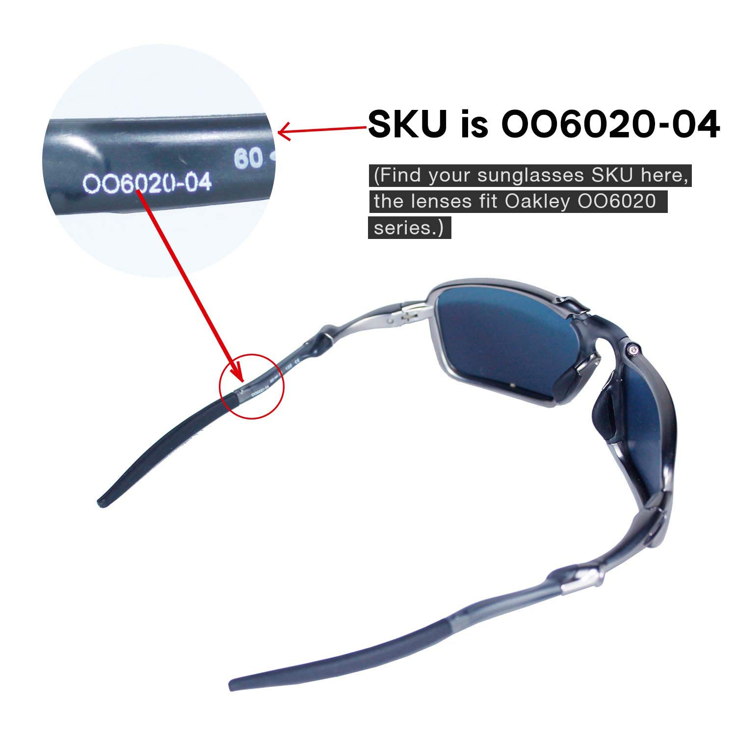 Walleva Replacement Lenses For Oakley Badman Sunglasses