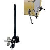 TUOREN Drum Rim Microphone Clamp Percussion Microphone Mount Attachment for Drum Set Bass Drum Hoop, Drum Microphone Clip Holder with Tension Rod