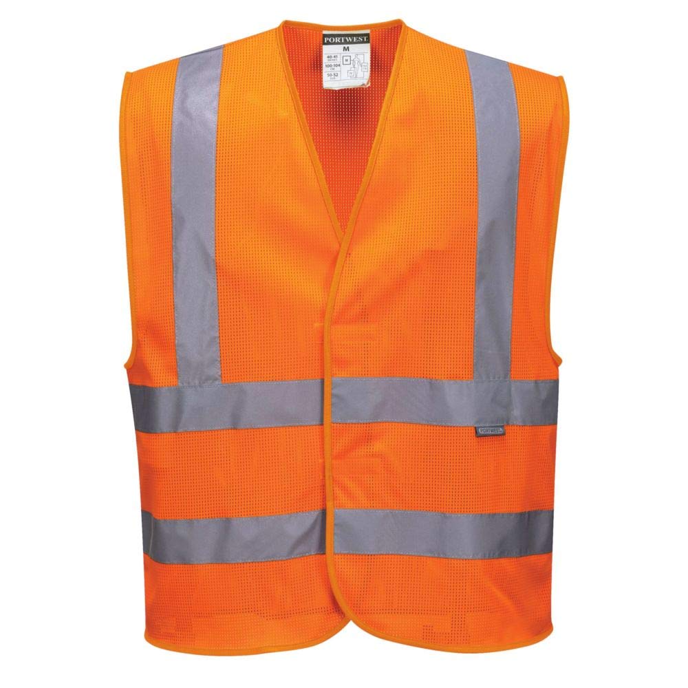 Portwest MeshAir Band & Brace Vest, Color: Orange, Size: XXL/XXXL, C370ORRXX/3X