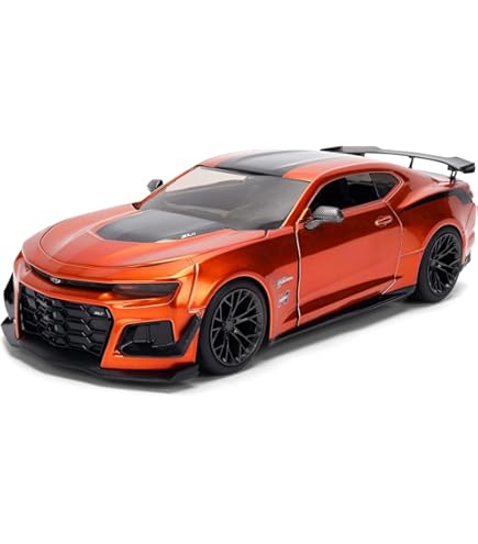 Amazon.com: Auto-World Modern Muscle 2018 Chevy Camaro ZL1 (Blue