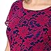 Noctflos Women's Floral Lace Cocktail Party Fit & Flare Dress for Wedding Guest