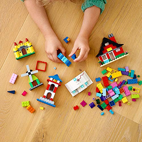 LEGO 11008 - Classic Bricks & Houses - Kinderbauspielzeug Starterset mit lustigen Bauten zur Stimulierung der… – Bild 7