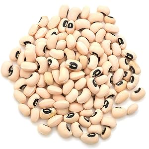 Organic Black-Eyed Peas, 25 Pounds - Raw Dried Cow Peas, Non-GMO, Kosher, Bulk Beans, Product of the USA