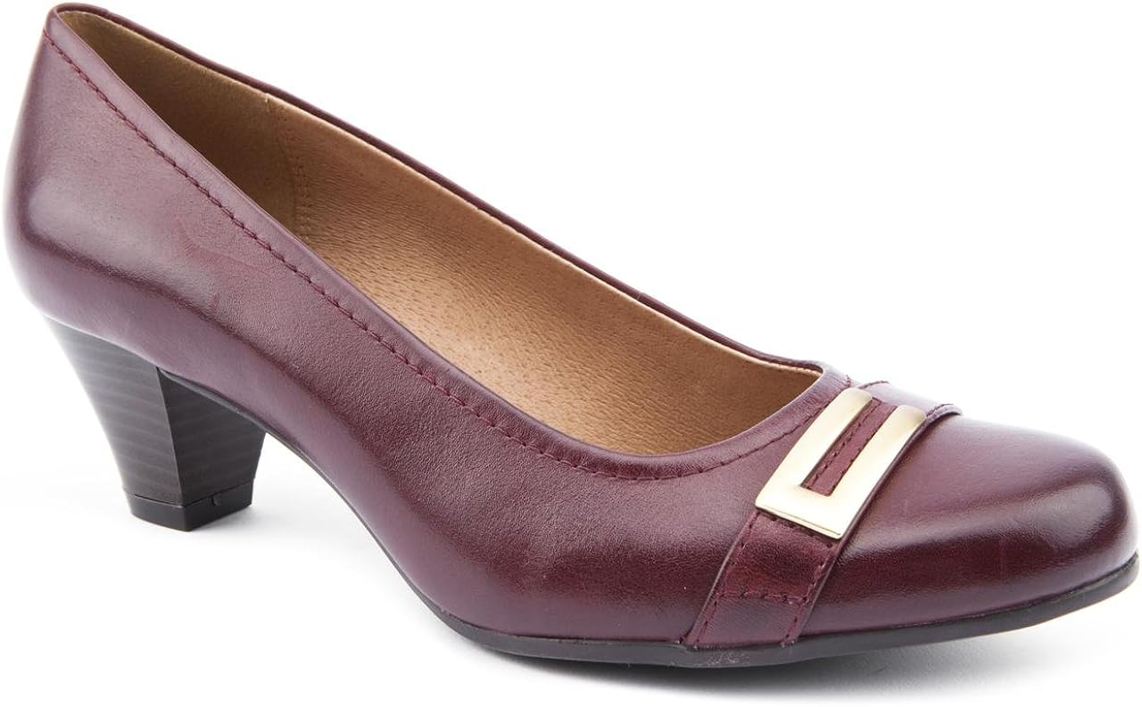 burgundy wide fit shoes