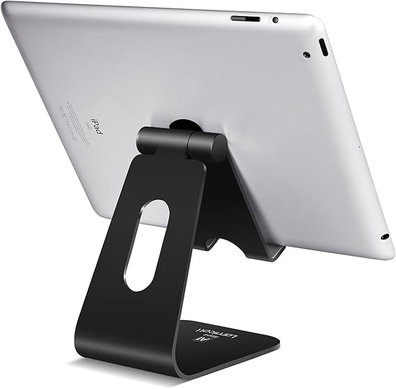 Lamicall Tablet Stand, Adjustable Tablet Holder Desktop Stand Dock