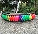 MOCE Handmade Paracord Handle for 30 oz. Tumbler, Colorful/Black