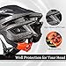 ILM Adult Men & Women Bike Bicycle Helmet, Lightweight Child Youth Mountain Road Cycling Helmets with Dial Fit Adjustment Model B2-21 (Carbon, L/XL)