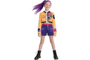 IBQ Girls Demon Pop Singer Hunters Costume 3-14 Years Stage Dance Idol Cosplay Outfit, Kids Halloween Costumes