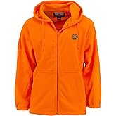 TrailCrest by Treel Chambliss Full Zip Safety Blaze Orange Sweatshirt Hoodie