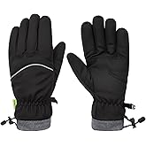 Long Keeper Ski Gloves Men Touchscreen Snow Gloves Waterproof Windproof Winter Gold Weather Glove for Driving Cycling Hiking