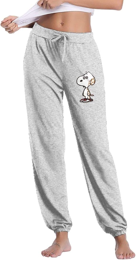 Amazon Co Jp スウェットパンツ レディース ロングパンツ かわいい スヌーピー パンツ ゆったり ウェストゴム ストレッチ ジャージ カジュアル ジョガーパンツ 部屋着 ルームウェア スポーツ 着痩せ おしゃれ 服 ファッション小物