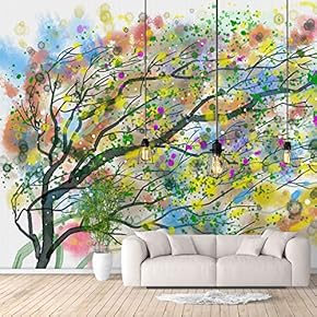 Wall Murals for Bedroom Abstract Great Tree Removable Wallpaper Peel and Stick Wall Stickers - 66x96 inches
