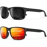 KALIYADI Polarized Sunglasses for Men and Women Vintage Style Sun Glasses for Fishing Running Driving with UV Protection
